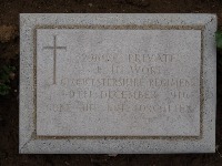 Struma Military Cemetery - Wort, John Henry